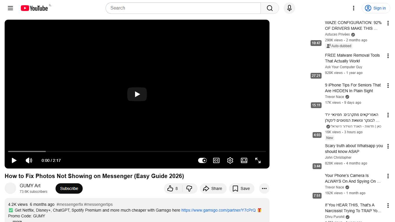 How to Fix Photos Not Showing on Messenger (Easy Guide 2026) - YouTube